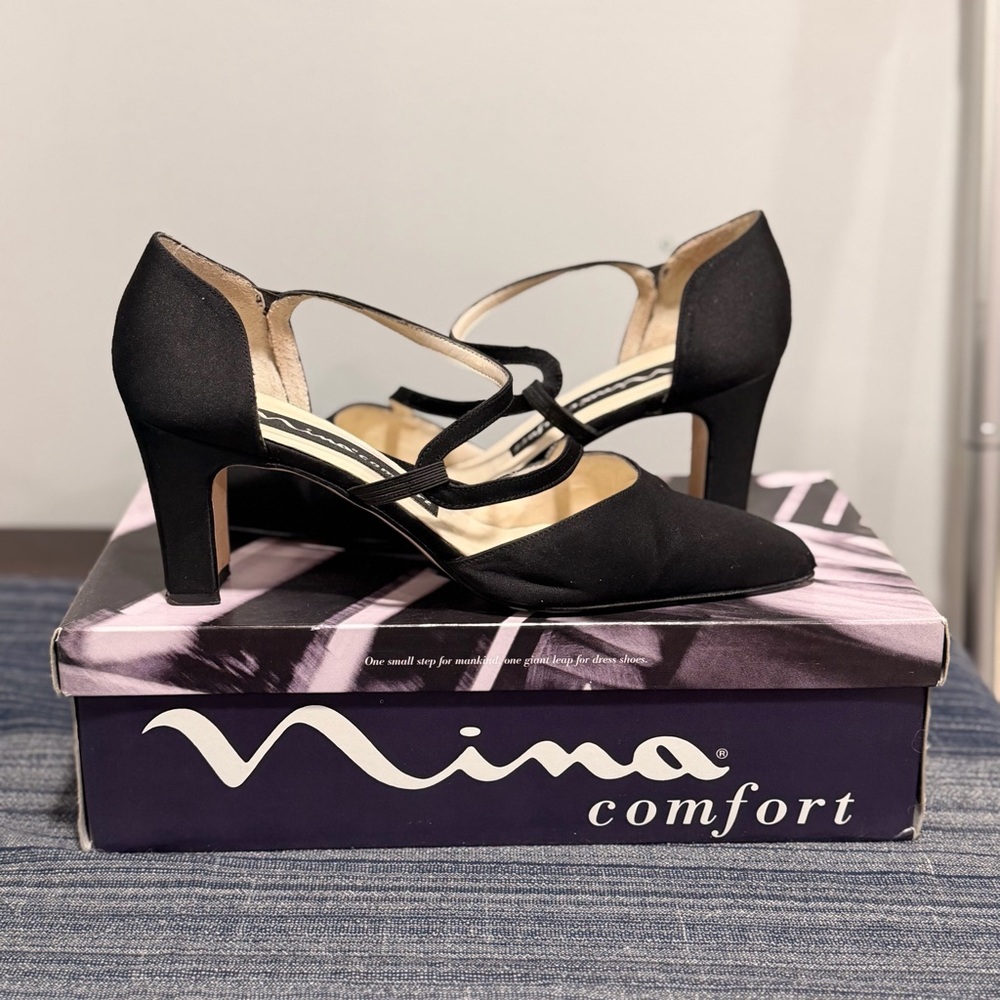 Nina Black Women's Heels